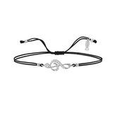 Treble Clef, Sterling Silver Bracelet (String)
