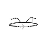 Airplain, Sterling Silver Bracelet (String)