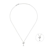 Coctail, Sterling Silver Necklace