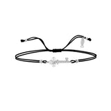 White Dreams, Magic Key, Sterling Silver Bracelet (String)