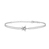 White Dreams, Star, Sterling Silver Bracelet