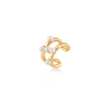 White Dreams, Ear Cuff, Sterling Silver Earring (Sold INDIVIDUALLY)