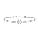 Snow Flakes | Sterling Silver Bracelet