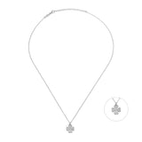 Clover, Sterling Silver Necklace