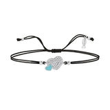 Pulse Together For Boy, Sterling Silver Bracelet (String)