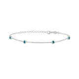 Mini Felis Nazar, Sterling Silver Bracelet