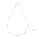 Mini Felis Nazar | Sterling Silver Necklace