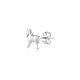Horse, Sterling Silver Earring (Sold INDIVIDUALLY)