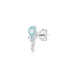 Balloon For Boy, Sterling Silver Earring (Sold INDIVIDUALLY)