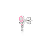 Balloon For Girl, Sterling Silver Earring (Sold INDIVIDUALLY)