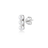 White Dreams, Trio, Sterling Silver Earring (Sold INDIVIDUALLY)