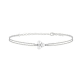 White Dreams, Mini Heart, Sterling Silver Bracelet