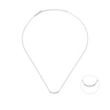 White Dreams, Bridge, Sterling Silver Necklace