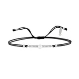 White Dreams, Bridge, Sterling Silver Bracelet (String)