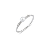 White Dreams, Bridge, Sterling Silver Ring