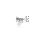 White Dreams, Trio, Sterling Silver Earring (Sold INDIVIDUALLY)