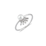 White Dreams, Princess, Sterling Silver Ring