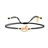 Mini Rocker For Girl | Sterling Silver Bracelet (String)