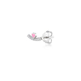 Mini Rocker For Girl, Sterling Silver Earring (Sold INDIVIDUALLY)