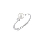 White Dreams, Duo, Sterling Silver Ring
