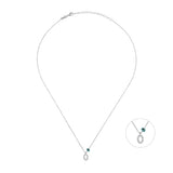 0 (Zero), Sterling Silver Necklace