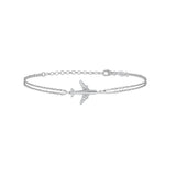 Airplain, Sterling Silver Bracelet