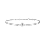 White Dreams, Silence, Sterling Silver Bracelet