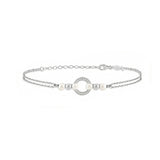 White Dreams, Intention, Sterling Silver Bracelet