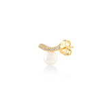 White Dreams, Harmony, Sterling Silver Earring (Sold INDIVIDUALLY)