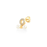 White Dreams, Intention, Sterling Silver Earring (Sold INDIVIDUALLY)