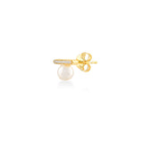 White Dreams, Flow, Sterling Silver Earring (Sold INDIVIDUALLY)