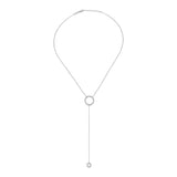 Loop Y, Sterling Silver Necklace
