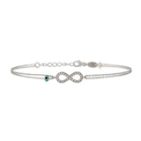 Infinity, Sterling Silver Bracelet