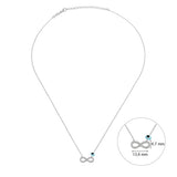 Infinity, Sterling Silver Necklace