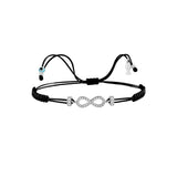 Infinity, Sterling Silver Bracelet (String)