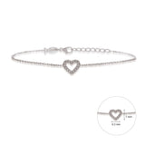 Cuore, Sterling Silver Bracelet