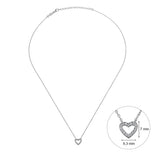 Cuore, Sterling Silver Necklace