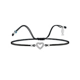 Cuore, Sterling Silver Bracelet (String)
