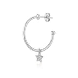 Starlet, Sterling Silver Earring (Sold INDIVIDUALLY)