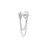 Tailed Starlet, Sterling Silver Earring (Sold INDIVIDUALLY)