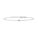 Cross, Sterling Silver Bracelet