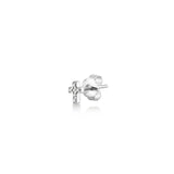 Cross, Sterling Silver Earring (Sold INDIVIDUALLY)