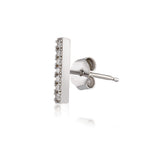 Line, Sterling Silver Earring (Sold INDIVIDUALLY)