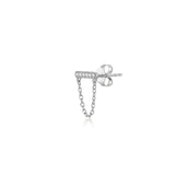 Amy, Sterling Silver Earring (Sold INDIVIDUALLY)