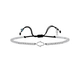 Hamsa, Sterling Silver Bracelet (String)
