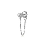 Tailed Ojo, Sterling Silver Earring (Sold INDIVIDUALLY)