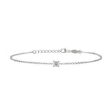 Solitaire, Sterling Silver Bracelet
