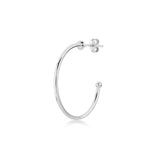 Hoop, Sterling Silver Earring (Sold INDIVIDUALLY)