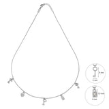 Key of Love , Sterling Silver Necklace