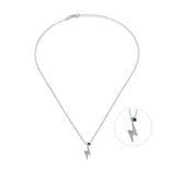 Lightnings , Sterling Silver Necklace